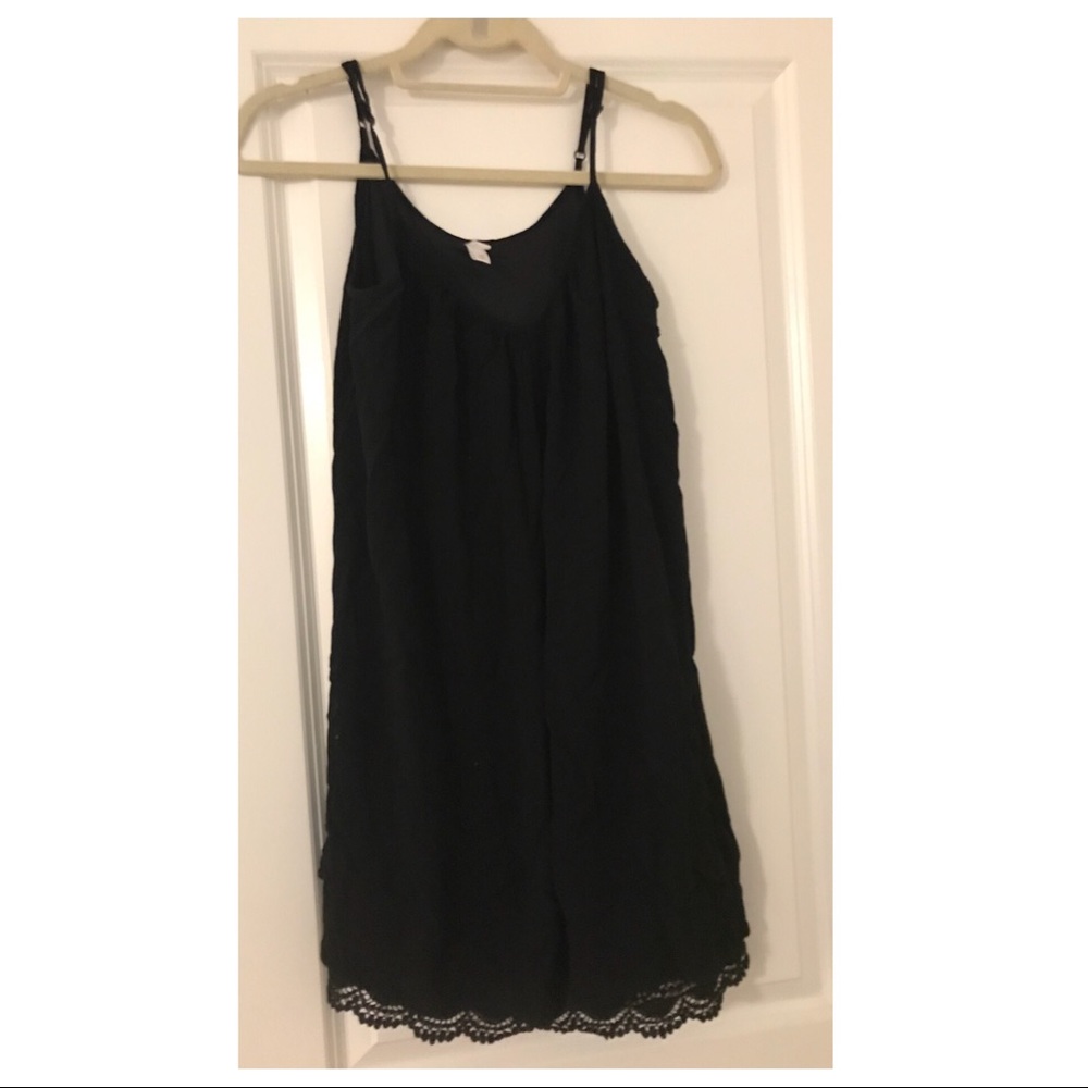 Adorable LBD with crochet lace trim